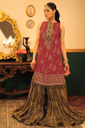 Alkaram FC-32L-22-Red Festive Eid Lawn 2022 Online Shopping